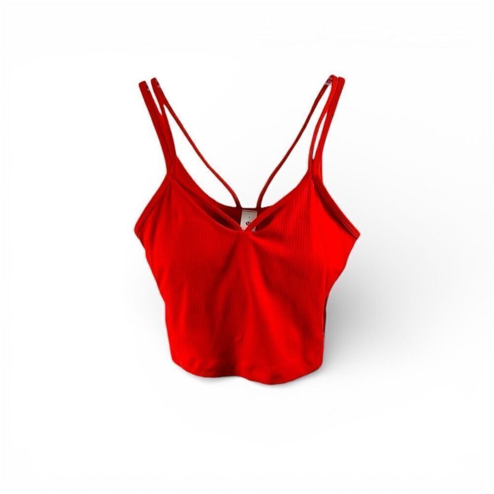 Lululemon NWT Align Strappy Ribbed Tank in Red Size 2